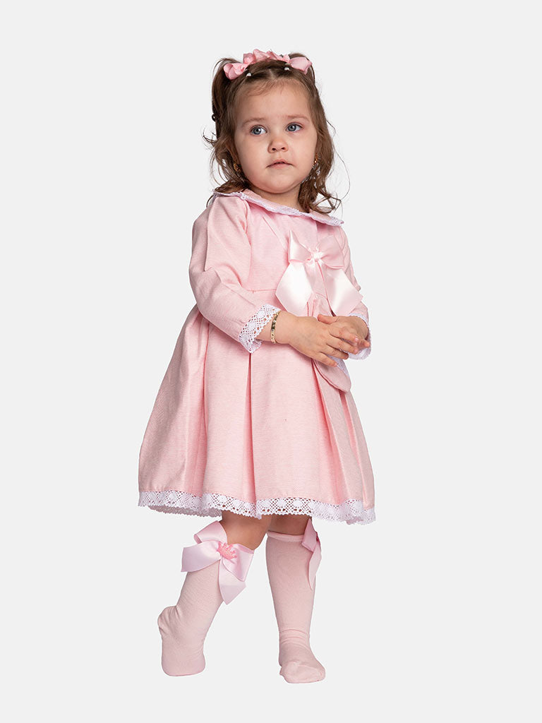 Baby Girl Dolcie-Mae Collection Dress Set with Purse - Pink