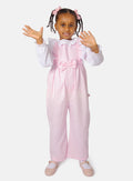 Baby Girl Amaya Collection Spanish 2-Piece Dungarees Set - Baby Pink