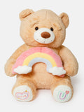 Rainbow Collection Jumbo Plush Teddy Bear - Beige