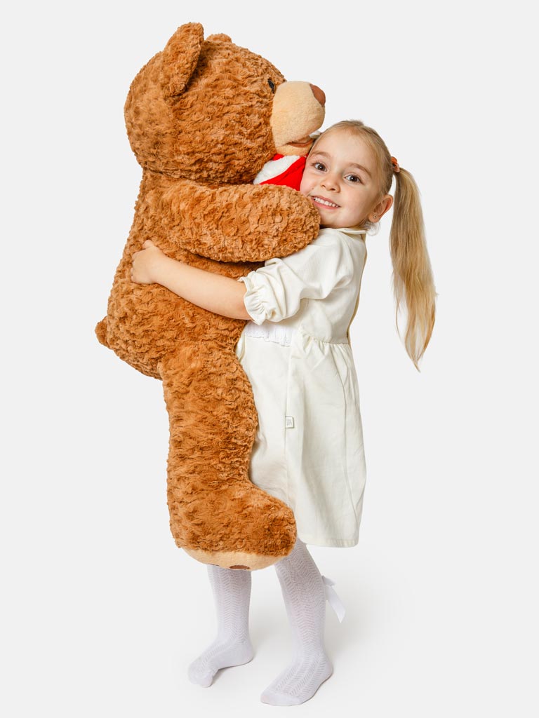 Milkshake Collection Jumbo Plush Teddy Bear - Brown