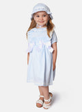 Baby Girl Graciela Collection 2-piece Spanish Dress Set - Baby Blue