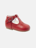 Baby Boy Buckle Strap Shoes Aaron Collection - Red
