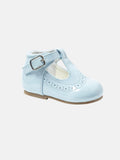Baby Boy Buckle Strap Shoes Leo Collection - Baby Blue