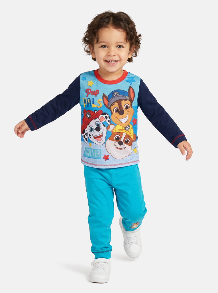 Paw Patrol "Pup Pals" Baby Boy Long Pyjama Set - Blue