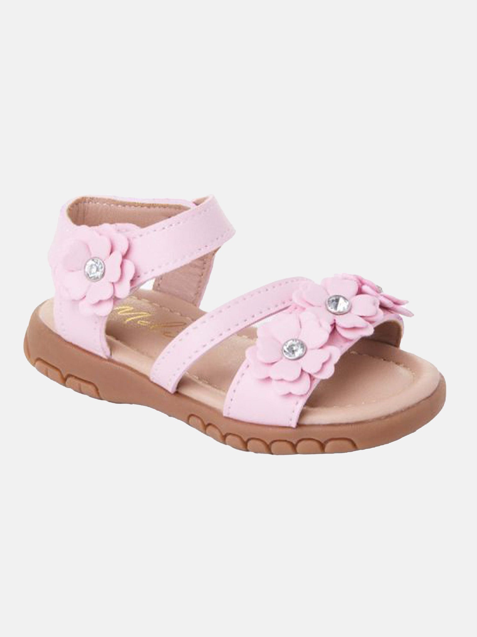 Baby Girl Arabella Collection Spanish Floral Sandals Melia - Pink