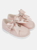 Baypods Girls Diamanté Hard Soled Shoes - Dusty Pink