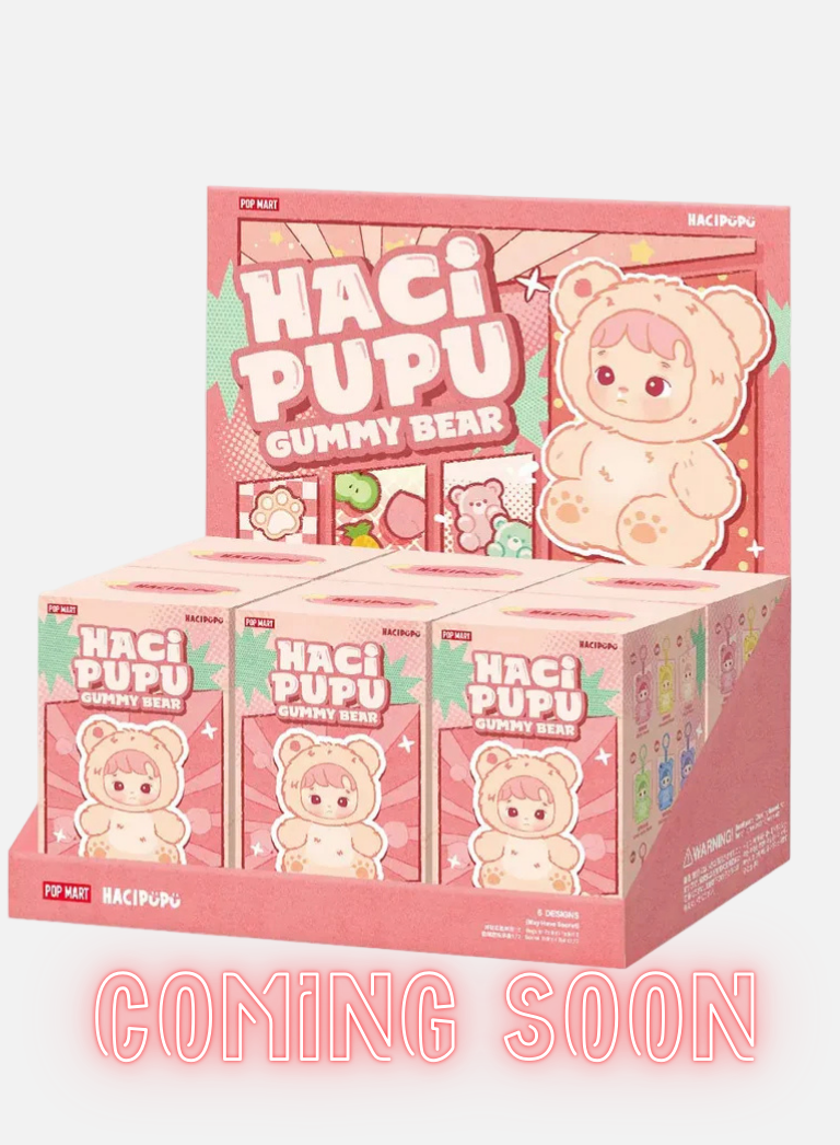 HACIPUPU "Gummy Bear Series" 5 + 1 FREE - Perfumed Vinyl Plush Pendant Blind Box - Unofficial item