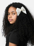 Baby Girl Pearl with Bow Handmade Hairclip - Ivory