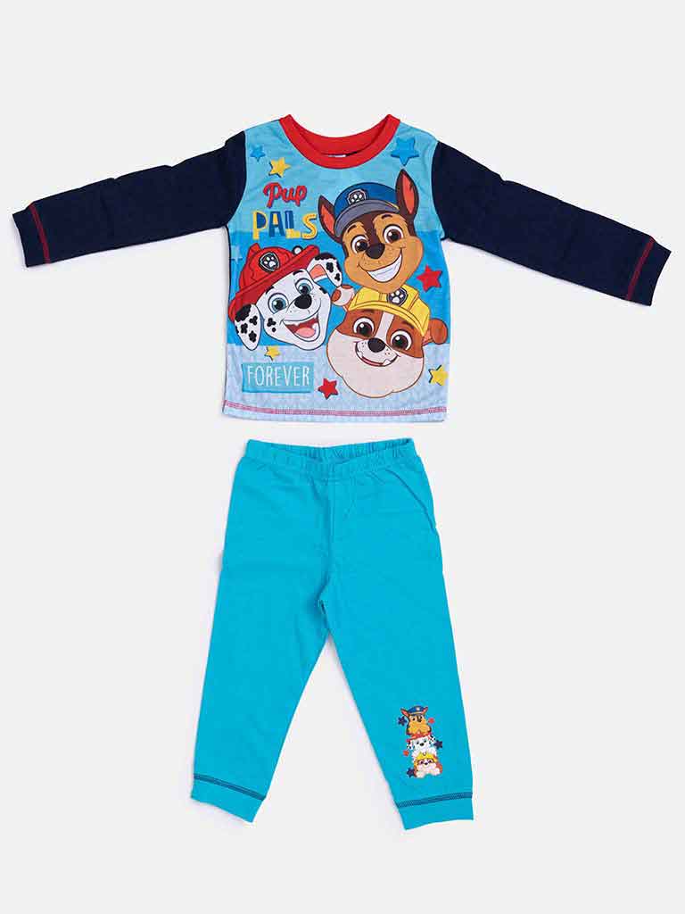 Paw Patrol "Pup Pals" Baby Boy Long Pyjama Set-Blue