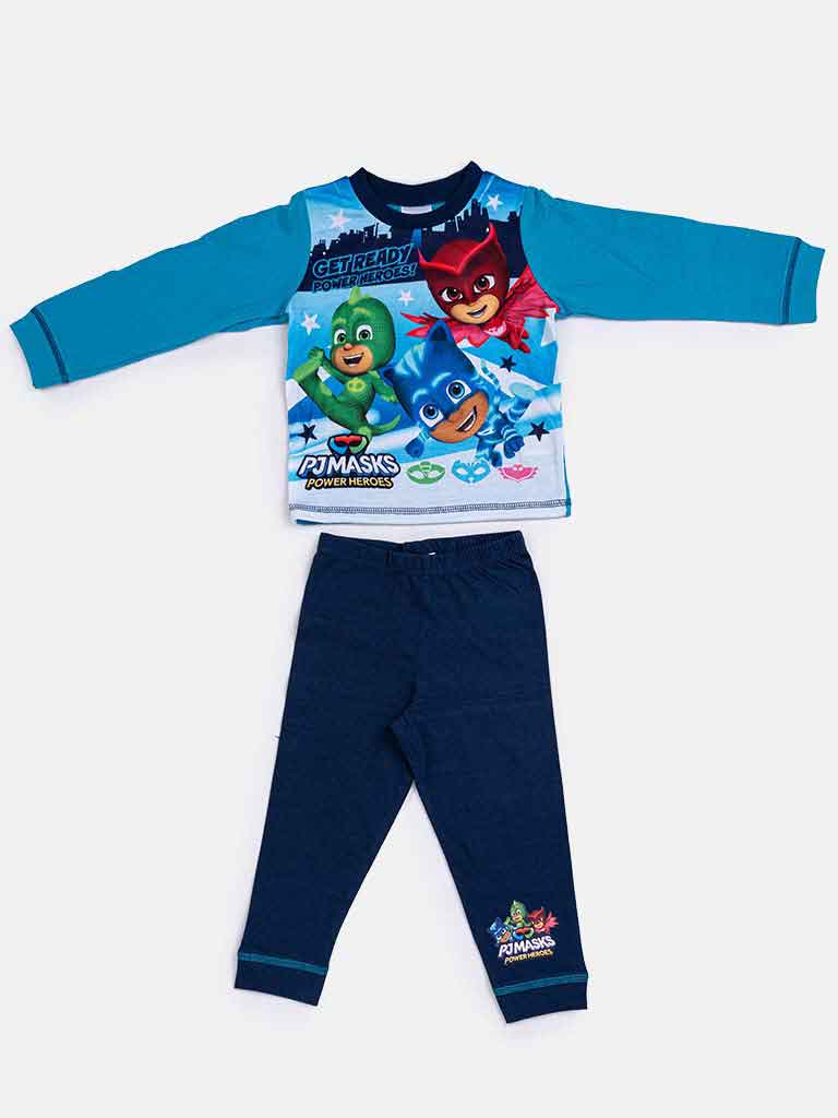 PJ Masks Baby Boy Long Pyjama Set-Blue