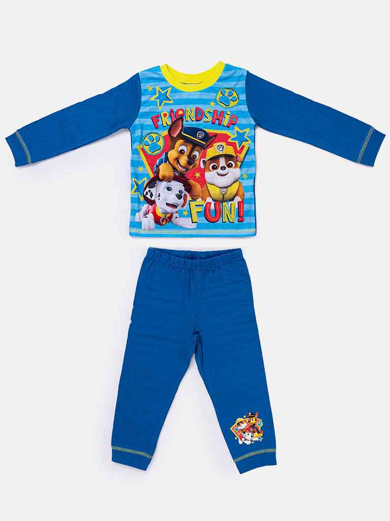 Paw Patrol Baby Boy Long Pyjama Set-Blue