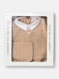 Baby Boy 3-piece Everyday Knitted Gift Box Set - Beige