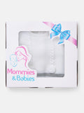 Baby Boy 3-piece Chain Pom-pom Knitted Gift Box Set - White