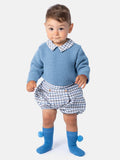 Baby Boy Victor Collection 2-Piece Spanish Jam Pants Set - Blue