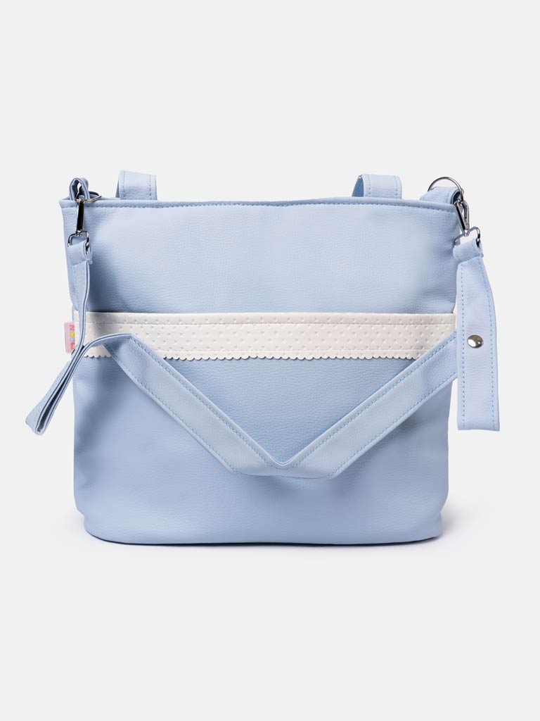 Crossbody Baby Changing Bag - Baby Blue