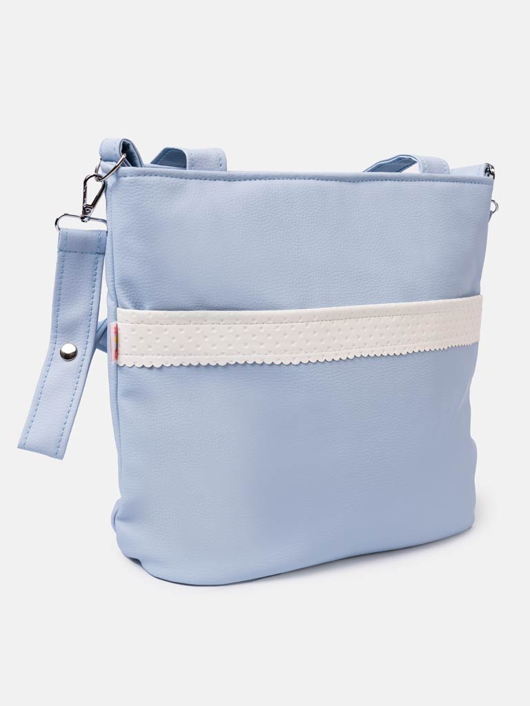 Crossbody Baby Changing Bag - Baby Blue