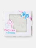 Baby Boy Grow 2-piece Pom Pom Gift Box Set - Ivory