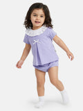 Baby Girl Rosalia Collection 2-Piece Set Spanish Romper - Lilac