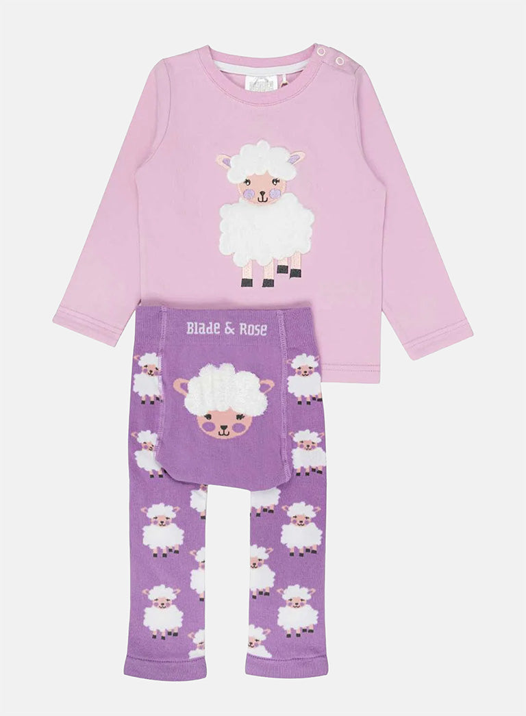 Baby BLADE & ROSE 2-piece Set Elsie the Sheep Top + Leggings