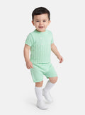 Baby Boy Felipe Collection 2-piece Spanish Knitted Set - Mint Green