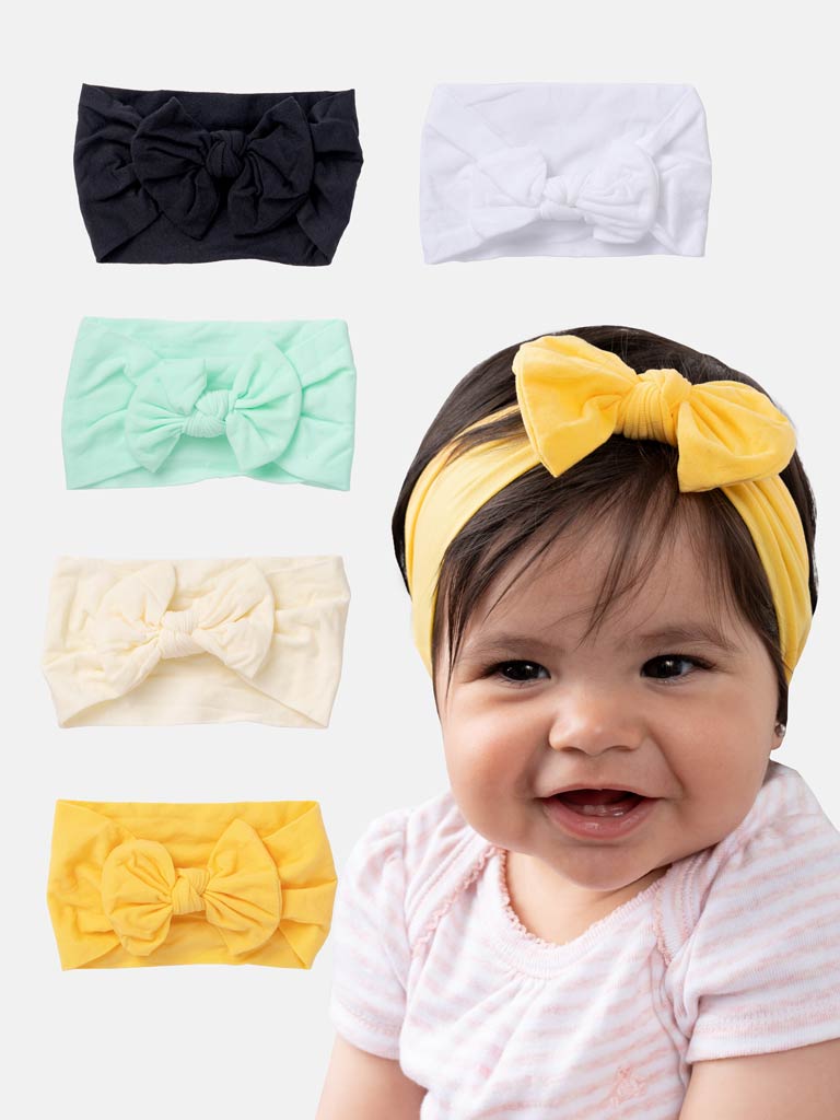 Baby Girl Bow Knot Hairband - Spring Tones