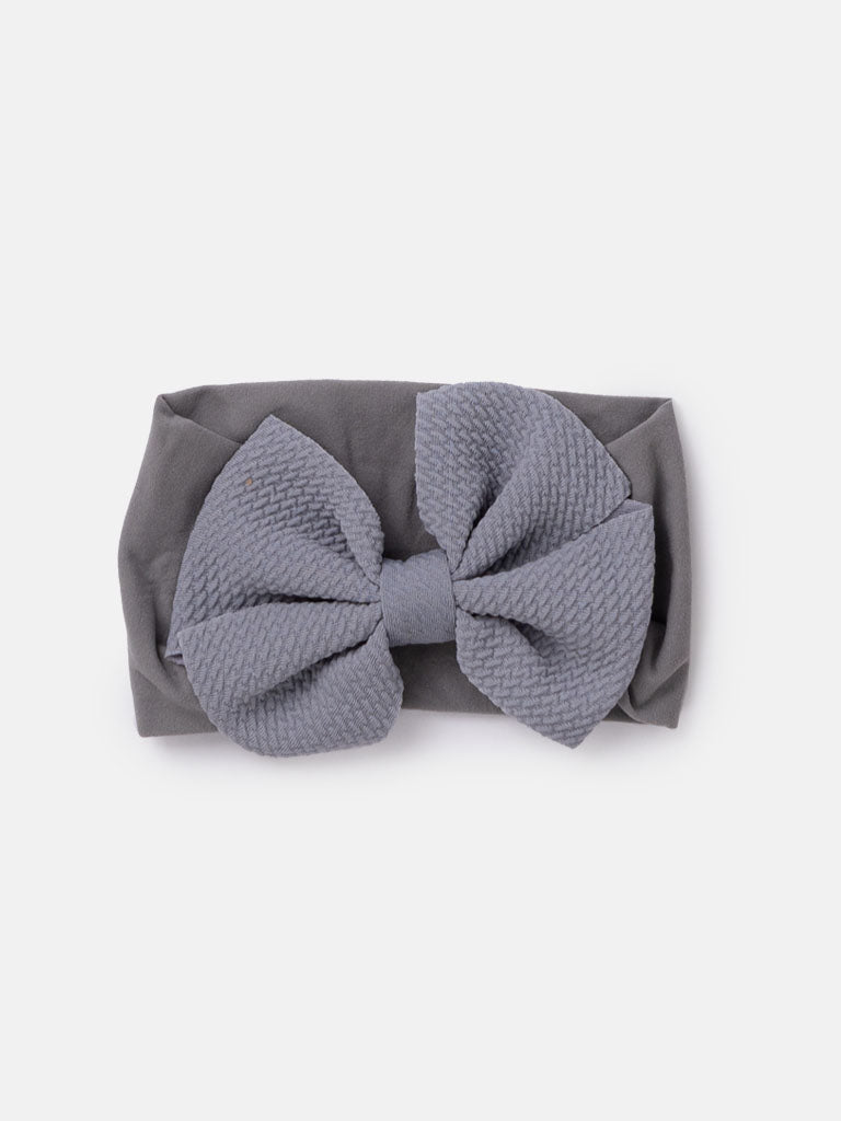 Baby Girl Texture Bow Hairband - Spring Tones