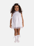 Baby Girl Spanish Ceremony Lace Dress - White