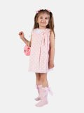 Baby Girl Valeria Collection Spanish Polka Dot Dress - Baby Pink
