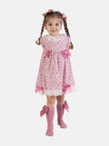 Baby Girl Aloma Collection Spanish Floral Dress - Dusty Pink