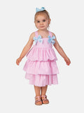 Baby Girl Carolina Collection Spanish Striped Dress - Pink