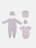 Baby Unisex Classic Watch Me Grow 5-piece Set - Grey