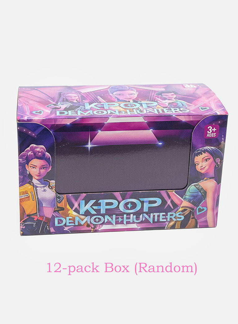 K-POP DEMON HUNTERS Mystery Plush Charm & Trading Cards - 11+1 FREE - Size S (17cm)