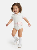 Baby Girl Liora Collection 2-piece Spanish Knitted Set - White