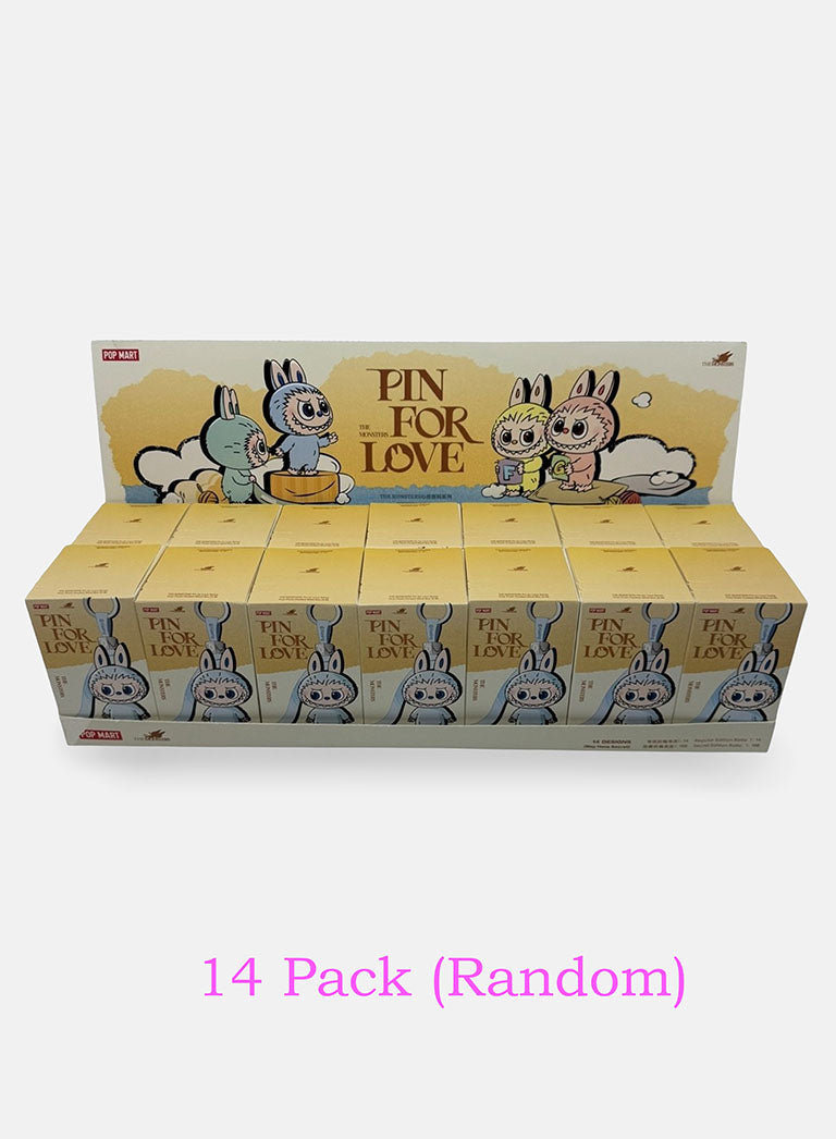 Monsters Labubu "Pin for Love A-M" 13+1 FREE -Pack  – Blind Box - Unofficial item