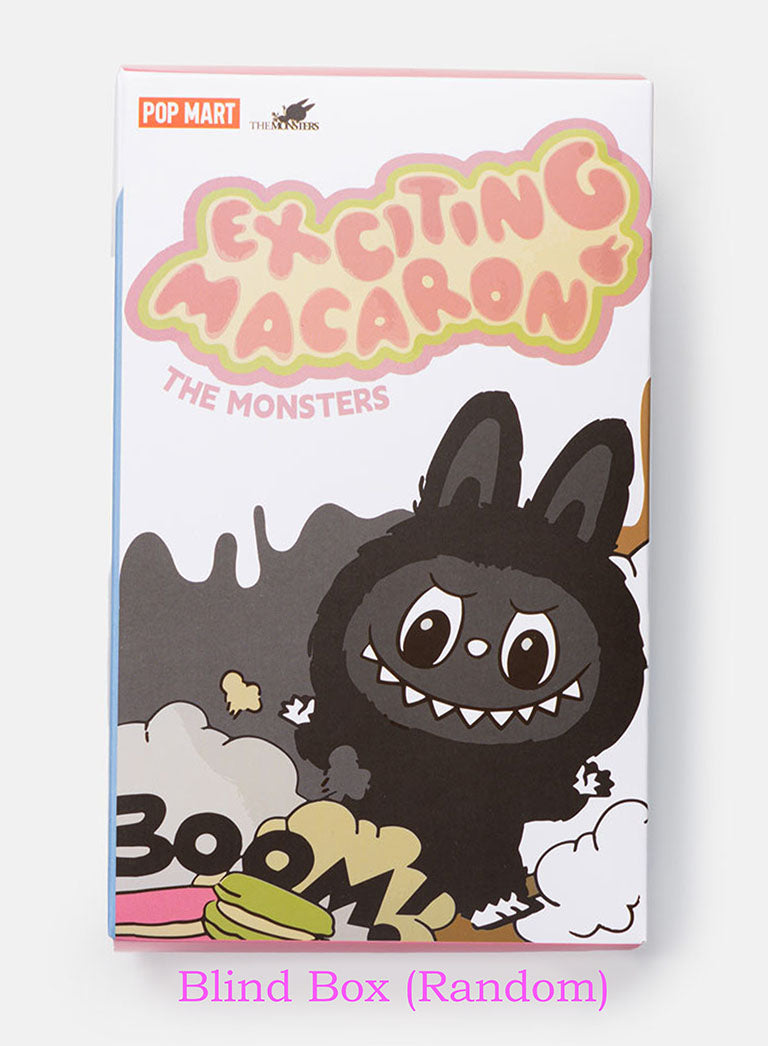 Monsters Labubu - BLACK Exciting Macaron Vinyl Face Blind Box - Unofficial item