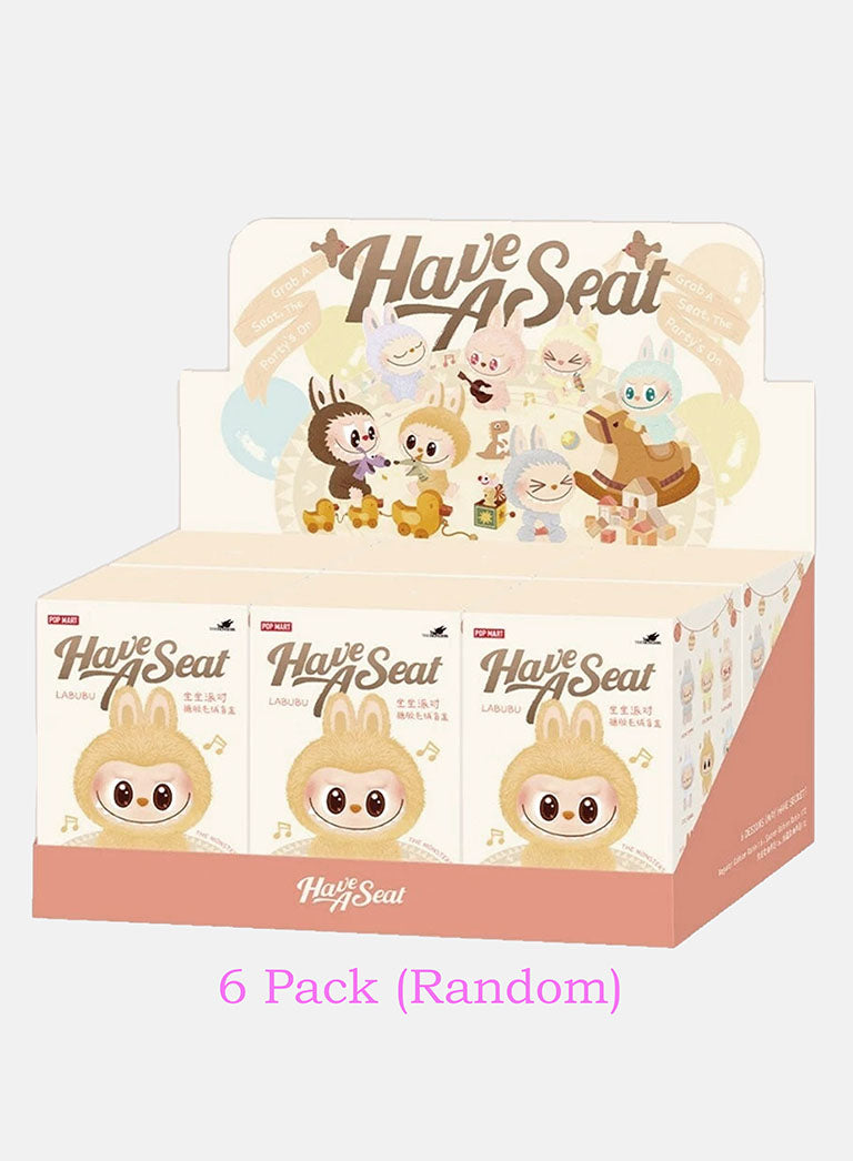 Monsters Labubu "Have a Seat" 5+1 FREE Plush – Blind Box - Unofficial item