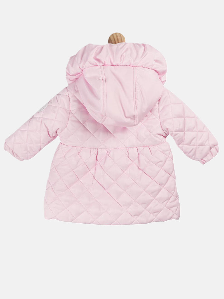 Baby Girl MINTINI Quilted Jacket - Baby Pink