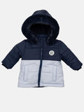Baby Boy MINTINI Two Tone Padded Jacket - Navy & Baby Blue