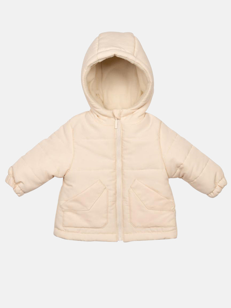 Baby Boy MINTINI Hooded Jacket - Beige
