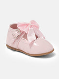 Baby Girl Satin Bow Shoes KYLIE Collection - Pink
