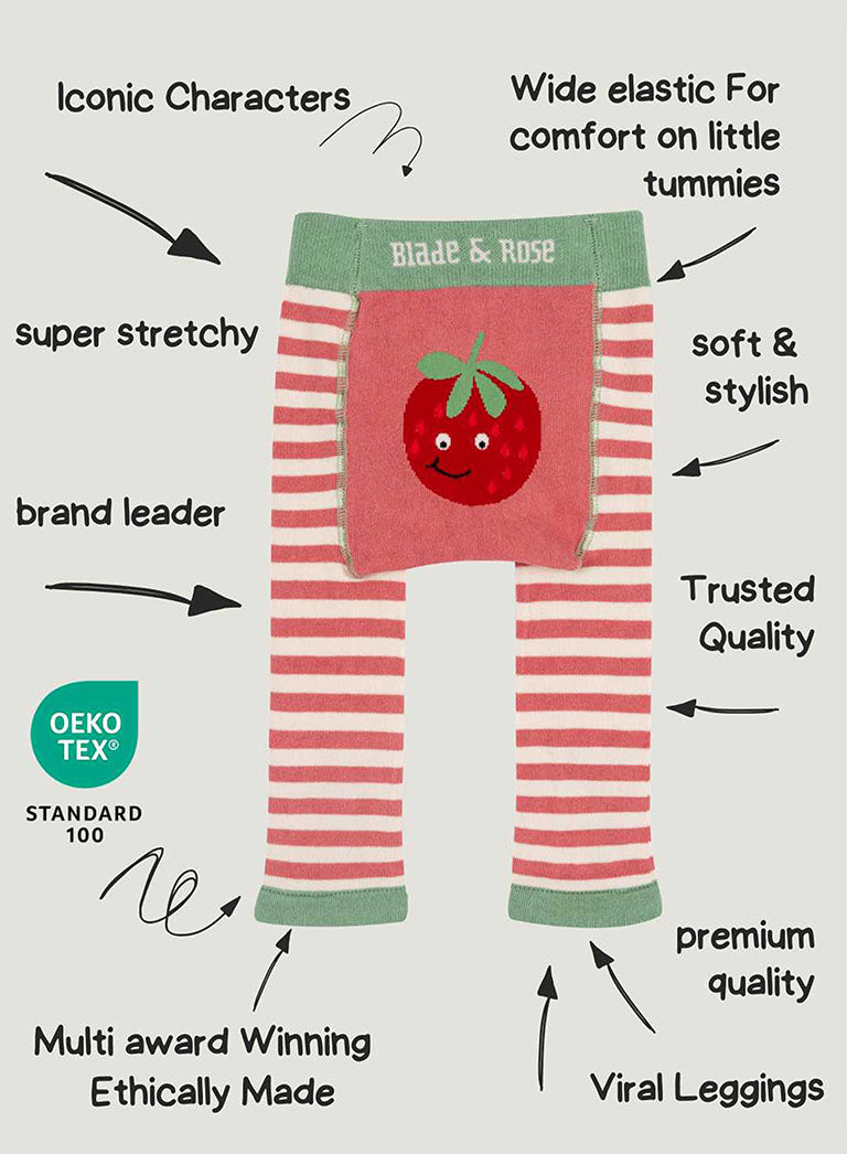 Baby BLADE & ROSE 2-piece Set Millie the Strawberry Top + Leggings