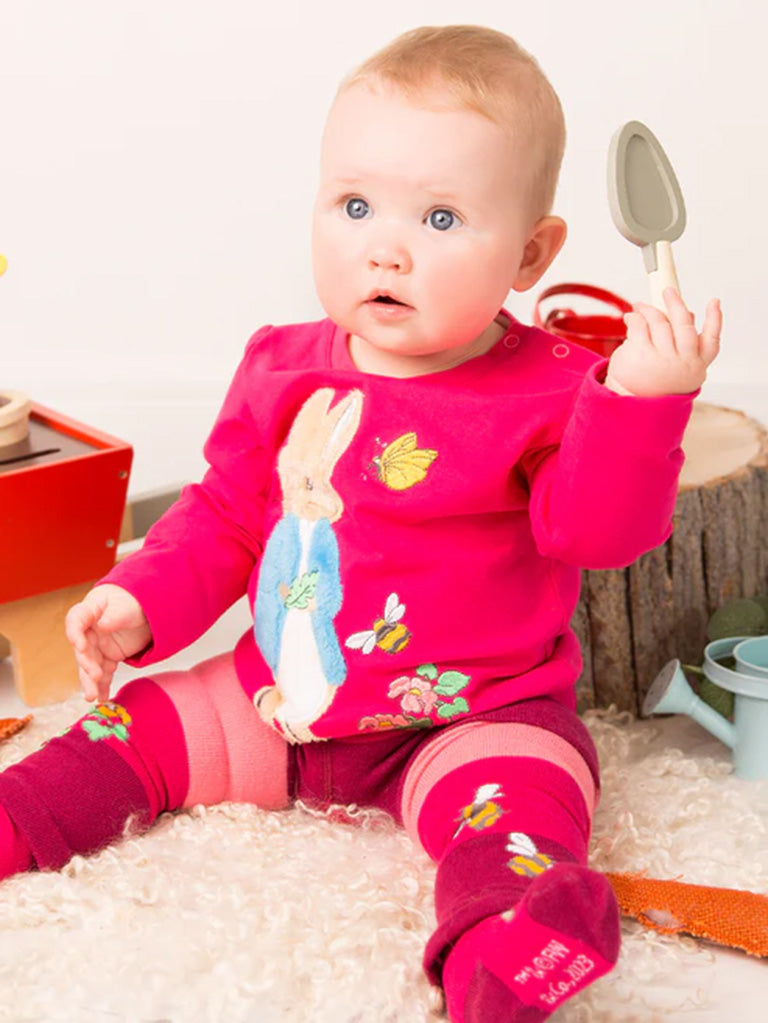 Baby BLADE & ROSE 2-Piece Set Peter Rabbit™ Top + Leggings - Fuchsia Pink