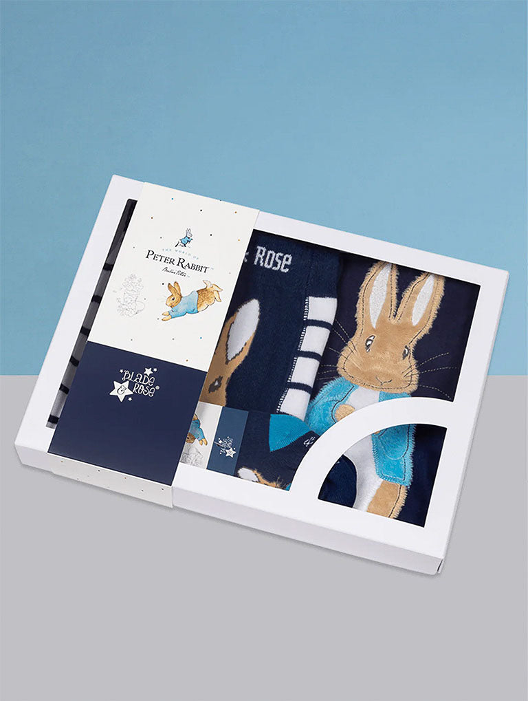 Baby BLADE & ROSE 3-piece Gift Set Peter Rabbit™ Top + Leggings + Socks - Navy