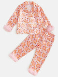 Baby Girl Halloween Pumpkin 2-Piece Pyjama Set - Pink