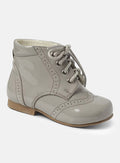 Baby Unisex Quinn Lace Up Boots - Grey