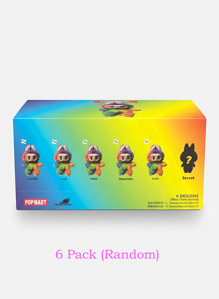 Monsters Labubu "V6 Rainbow Edition" 5+1 FREE Plush – Blind Box - Unofficial item