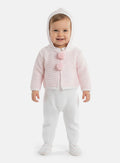 Baby Reyes Collection 2-piece Spanish Knitted Set - Ivory & Pink