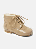 Baby Unisex Quinn Lace Up Boots - Camel