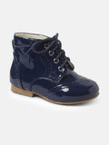 Baby Unisex Quinn Lace Up Boots - Navy Blue