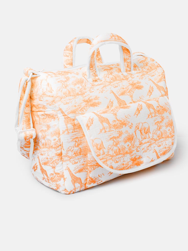 Safari Collection Changing Bag - Orange
